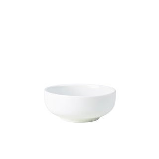 Round Bowl 13cm/16cm Pack of 6 Porcelain White Deep Serving Bowl 40cl/77cl for Restaurant and Home Use