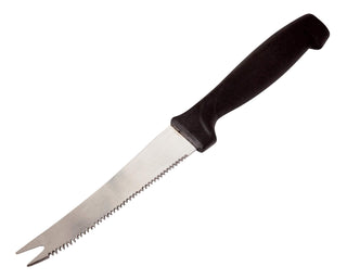 Black Serrated Bar Knife