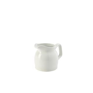 Jug 9cm/10.5cm/12cm Pack of 6 Porcelain White Serving Milk Jug 7cl/14cl/28cl for Restaurant and Catering Use