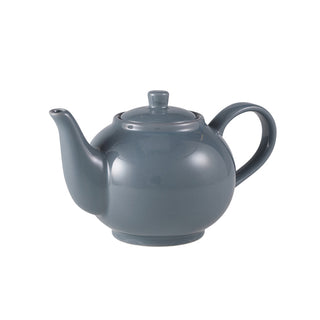 Teapot 18.5cm 45cl Porcelain Tea Coffee Pot Various Colours Café Restaurant Set of 6