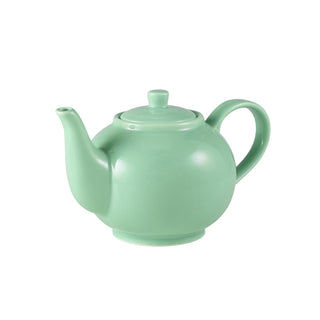 Teapot 18.5cm 45cl Porcelain Tea Coffee Pot Various Colours Café Restaurant Set of 6