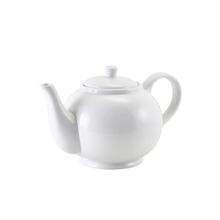 Teapot with Infuser – Ceramic Porcelain Teapot with Strainer for 2 Cups – 400ml Small Tea Pot Infuser for Loose Tea