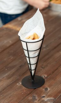 French Fry Cone Black Wire