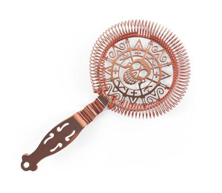 Copper Plated Skull Strainer