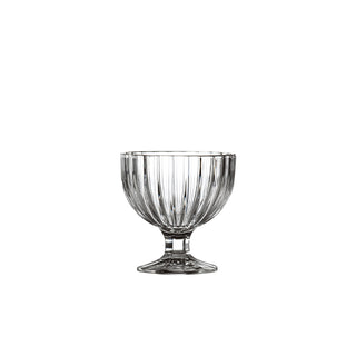 Clear Glass Dessert Cup with Footed Base for Ice Cream & Sundaes – 27cl / 9.5oz (Pack of 6)