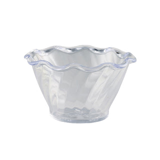 Clear Tulip Dessert Dish 159ml 95×55mm For Ice Cream Sundaes Sorbets & Food Set of 12