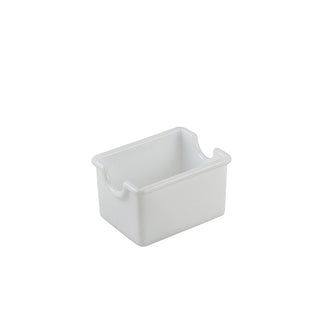 Packet Holder 8.5cm White/Black Plastic-SAN Table Organizer Restaurant Café Hotel Set 1