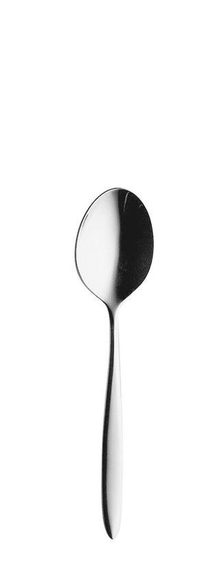 Dessert Spoon 18.6cm Aura Collection, Stainless Steel Dinner Spoons, Dishwasher Safe, Pack of 12