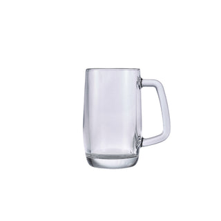 Prince Beer Mug 37cl 130x74mm Pack of 6 Beaded Rim Glassware Beer cocktail Mug