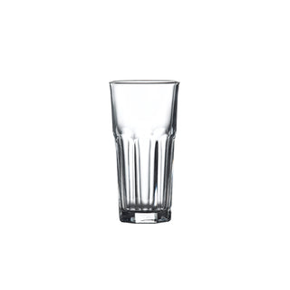Marocco/Aras Tall Tumbler 30cl 142×70mm Beaded Rim Glassware Set of 12