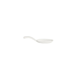 Fine China Curved Tasting Spoons 13cm RO White Album Pack of 12 for Amuse Bouche and Tastings