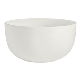 Fine China Bowls 18cm/20cm RO White Album Pack of 12 for Salads, Sharing and Main Dishes