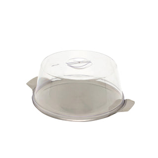 Clear Polycarbonate Cake Stand Cover with Handle – Fits 12" Stands, 12.5cm Depth