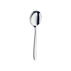 Round Soup Spoon 16.6cm Ecco Collection, Stainless Steel for Soup, Dinner, Kitchen Cutlery, Dishwasher Safe, Pack of 12