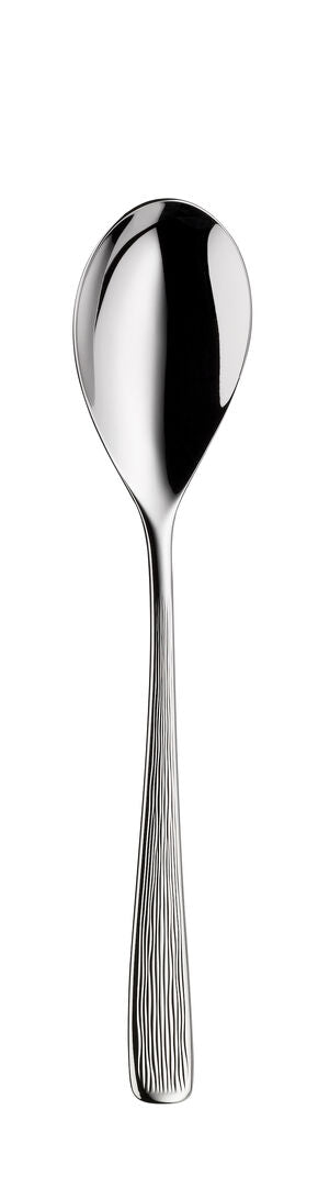 Dessert Spoon 19.5cm Mescana Collection, Stainless Steel Dinner Spoons, Dishwasher Safe, Pack of 12