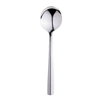 Origin Soup Spoon 19.5cm Stainless Steel Dinner Table Cutlery, Dishwasher Safe, Pack of 12