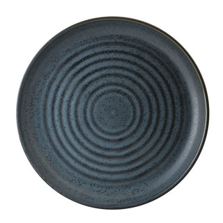 Storm Blue Stoneware Plates 26.7cm & 19cm for Dessert, Pasta, Salad Plate, for Main Course Pack of 6 & 12