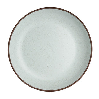 Spice Sea Salt Deep Plates, Stoneware for Pasta Soup Serving Bowls, Pack of 12, (16x3cm, 22x6.5cm)