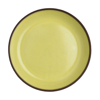 Spice Saffron Deep Plates, Stoneware for Pasta Soup Serving Bowls, Pack of 12, (16x3cm, 22x4cm)