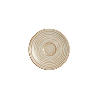 Terrace Truffle Stoneware Saucer 12.5cm for Espresso & Café, Dining, Restaurants Serving, Pack of 12