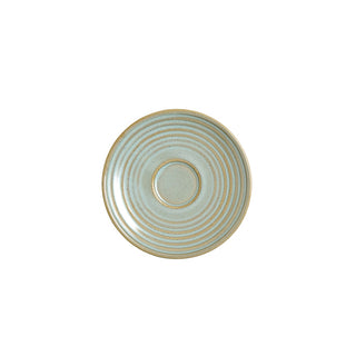 Terrace Juniper Stoneware Saucer 12.5cm for Espresso & Café Beverage Service Pack of 12