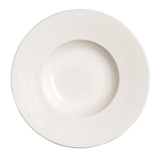 Concorde Rim Soup Plate 24cm Porcelain for Dinner, Hotel, Party Serving Pack of 12