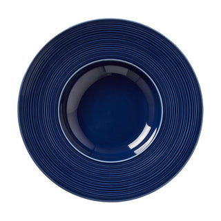 Concorde Midnight Porcelain Blue Rim Pasta Bowl 28.5cm, for Table Serving Pack of 12