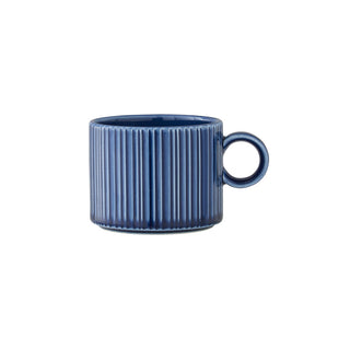 Concorde Midnight Blue Can Cup Porcelain for Tea, Coffee, Hot Drink, Pack of 12, Multiple Sizes