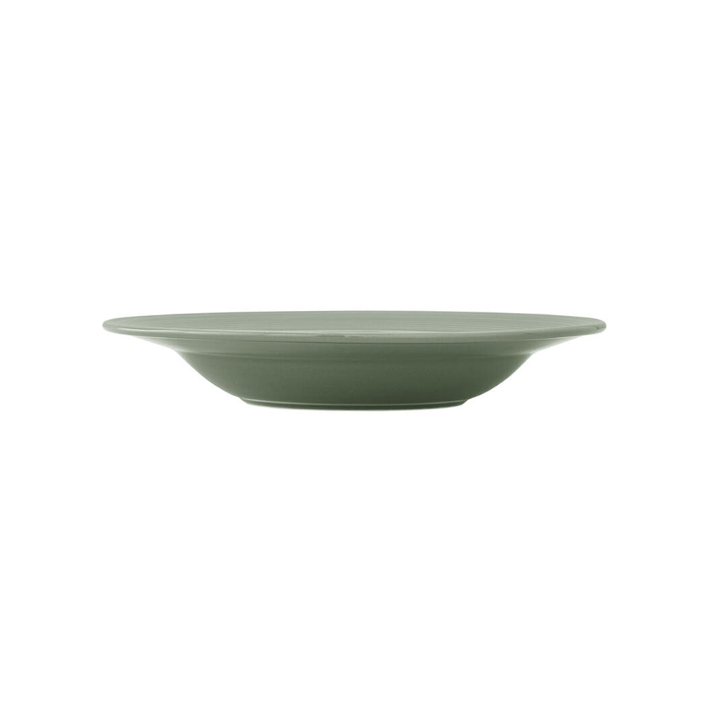 Green Rim Soup Plate 24cm | UKCS Group