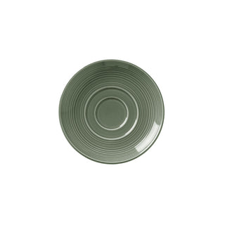 Concorde Fern Green Saucer 15.25cm Porcelain for Home, Cafes Serving Pack of 12