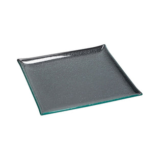 Taste Square Platter 26.5×26.5cm, Soda Lime Glass for Starters, Desserts & Sharing, Pack of 12