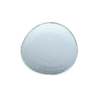 Scape Clear Round Platters 25cm, Soda Lime Glass for Buffet Presentation Plates, Pack of 12