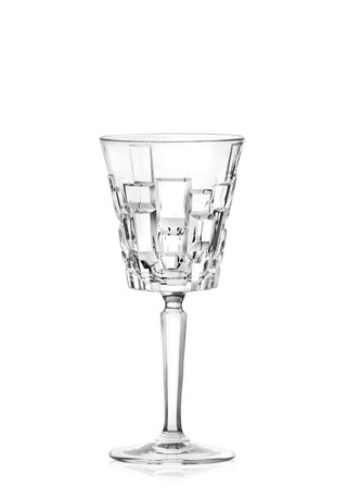 Etna Wine Goblet Glasses 18.42cm/19.37cm, Crystal Glass for Juice, Wine and Cocktails - Glassware Set of 12