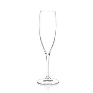 Invino Champagne Flute Glasses 8.5oz (24cl) Crystal Glass, for Home, Bars & Restaurants Serving, Pack of 12