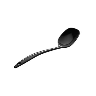 Melamine Black Solid Spoon 30.5cm for Dining, Buffet or Counter Serve Pack of 6