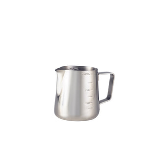 Graduated Milk Jug 34cl/60cl/90cl Polished Stainless Steel Measuring Serving Jug 1 Pcs