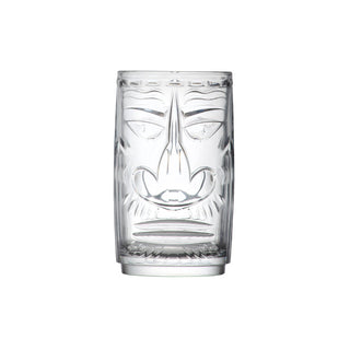 Tiki Sardinia Crystal Tumbler 41cl for Cocktail & Tropical Drink Glass Serving Pack of 8