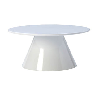Melamine White Pedestal Round Top Risers 12.7cm & 17.8cm for Buffet Display Tabletop Use