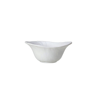 Scape White Melamine Medium Deep Bowl 18 x 7.8cm for Cafes, Dessert, Noodle, Salad Serving Pack of 6