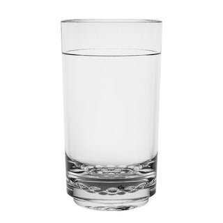 Aspen Diamond Polycarbonate Clear/Blue Hiball Glass 14.5oz (41.5cl) Cocktails, Water & Soft Drinks - Glasswasher Safe, Pack of 24