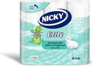 Nicky Elite Toilet Roll 3ply 170 Sheets - Pack of 40