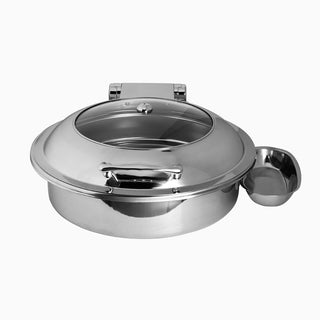 Creations Round Stainless Steel Chafing Dish 47.6 x 42.5 x 19cm 9.1L for Buffet, Food Warmers & Food Pans