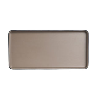 Baja Sandstone Rectangle Tray Melamine for Starters Sharing, Buffet Serving, Multiple Sizes, Pack of 24
