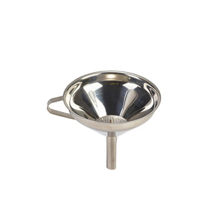 Stainless Steel Funnel 5" with Removable Strainer - 1.5cm Spout Diameter 1 Piece