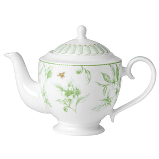 Hive Green Classic 4 Cup Bone China Teapot 16.5cm 80cl for Hospitality Tea Service Pack of 6