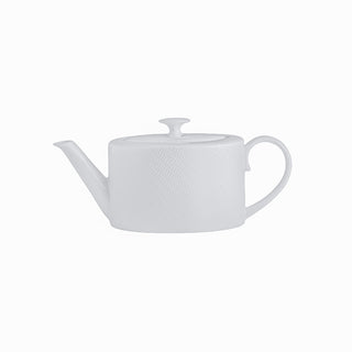 Lahari Coupe Bone China 2 Cup Oval Teapot 10cm 55cl for Tea Service Pack of 6