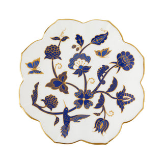 Makira Lotus Coupe Plates 21.5cm Bone China Pack of 12 for Starters Main Courses Dining