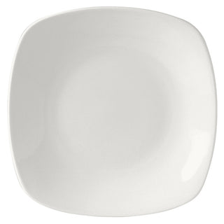 Monaco White Quadro Plates 14cm/17.8cm Vitrified Alumina Pack of 36 for Starters Desserts