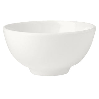 Monaco White Bowls 12.75cm 49.25cl Vitrified Alumina Pack of 12 for Soups Cereals Desserts