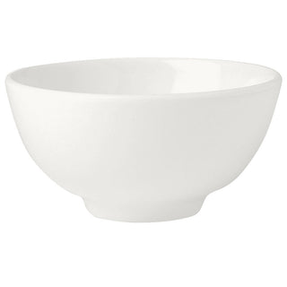 Monaco White Bowl 16cm 80cl Vitrified Alumina Pack of 12 for Pasta Salads Mains